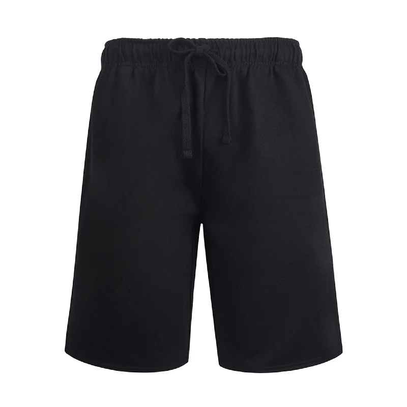 ET|TU MEN'S LIGHTWEIGHT FLEECE SHORTS (FS1020E_BLK) performance