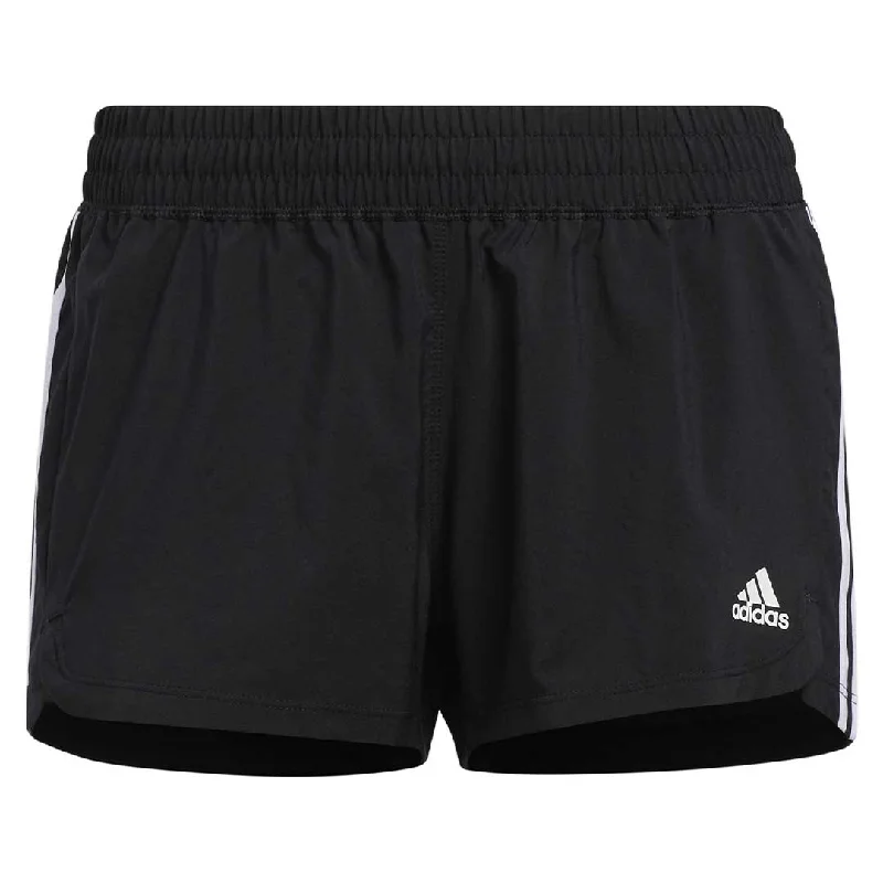 adidas - Women's Pacer 3 Stripes Woven Shorts (GH8146) Athletic Women's High - 