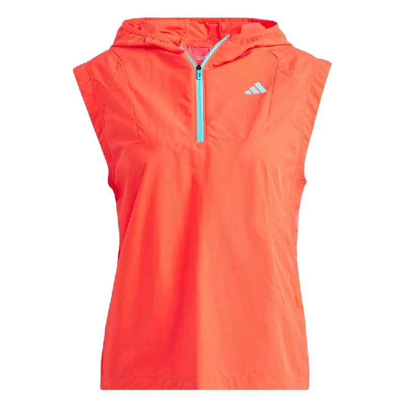 adidas - Women's Adizero Half-Zip Running Vest (IM2135) Cozy Women's Sherpa - lined