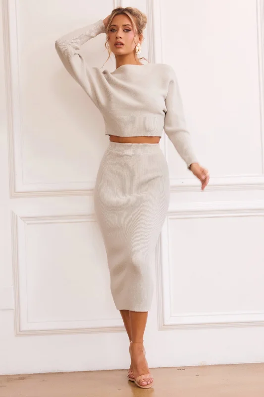 Clara Knit Skirt - Grey Cool Women's Skate