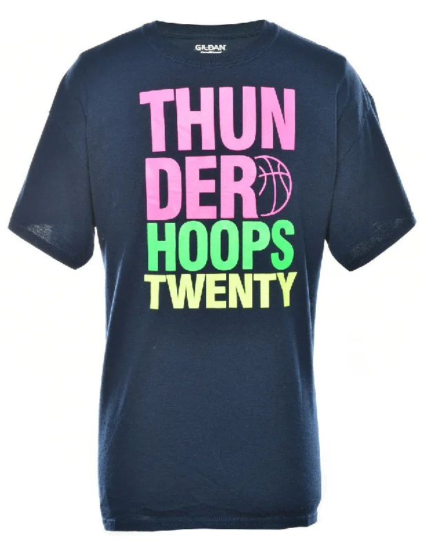 Thunder Hoops Twenty Printed T-shirt - L Practical Women's Quick - dry