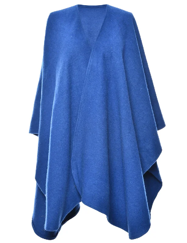 Plain Blue Cape - L Contemporary 