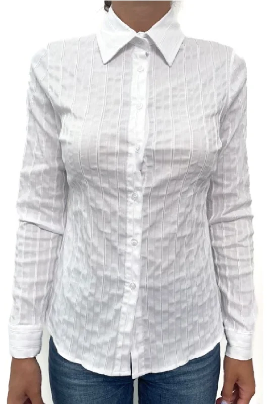 VLT by Valentina Blouse Classic Women's Pin - striped