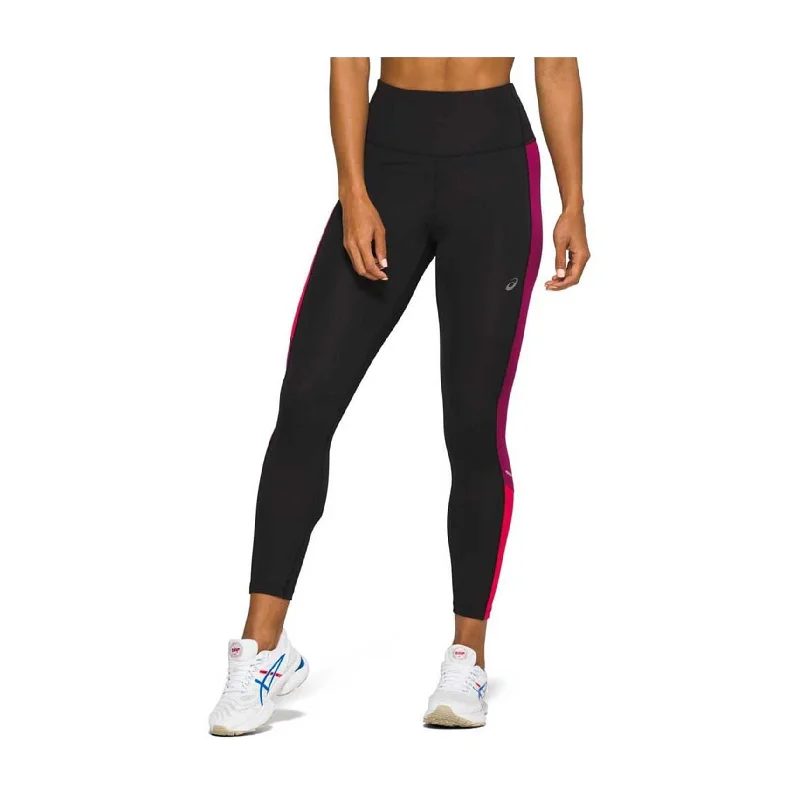 ASICS Womens Tokyo High Waist Compression Athletic Pants, Black, Small Street