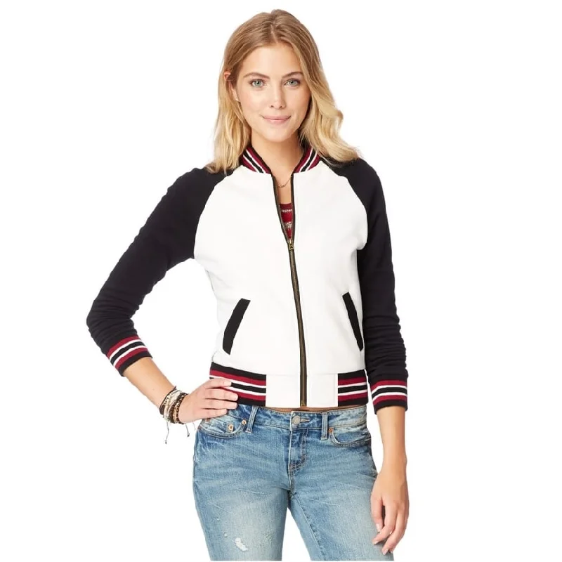 Aeropostale Womens Varsity Fleece Sweatshirt Bohemian Women's Free