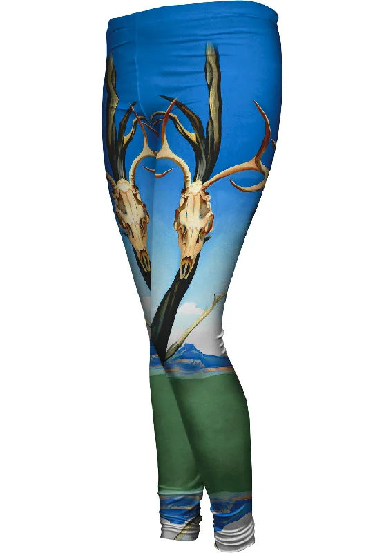 Georgia Okeeffe - "Deer Skull with Pedernal" (1936) Dynamic Women's High - energy