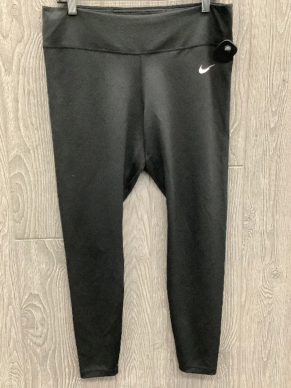 Athletic Leggings By Nike In Black, Size: Xl Cashmere
