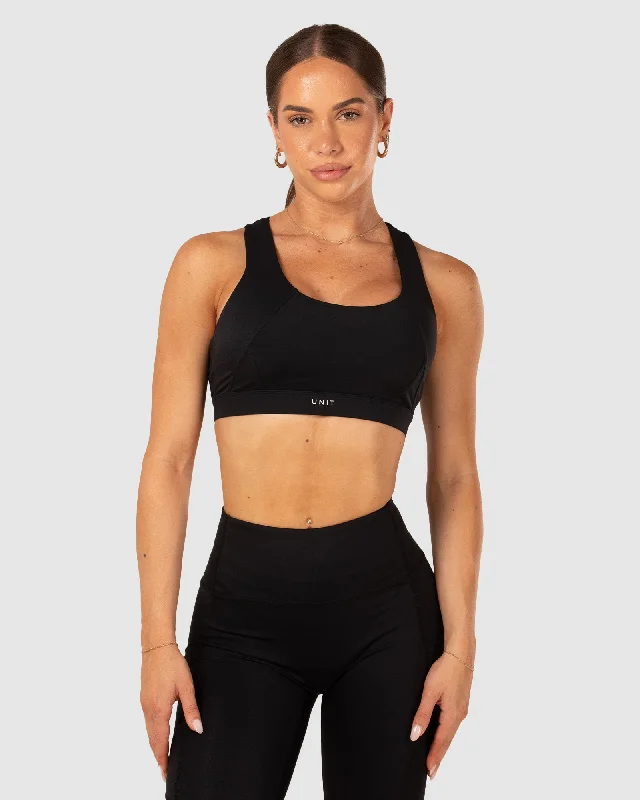 UNIT Ladies Energy Cross Activewear Sport Bra Adventure
