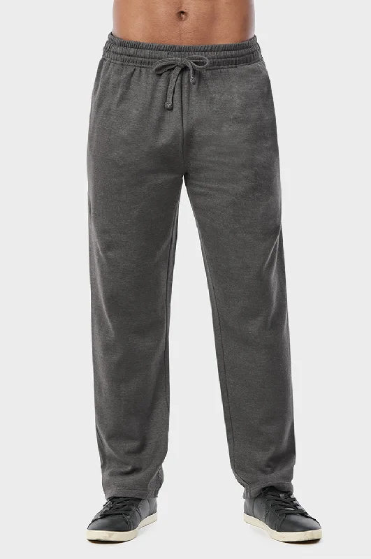 KNOCKER MEN'S MEDIUMWEIGHT FLEECE SWEATPANTS (SP1010_CH-GR) Country