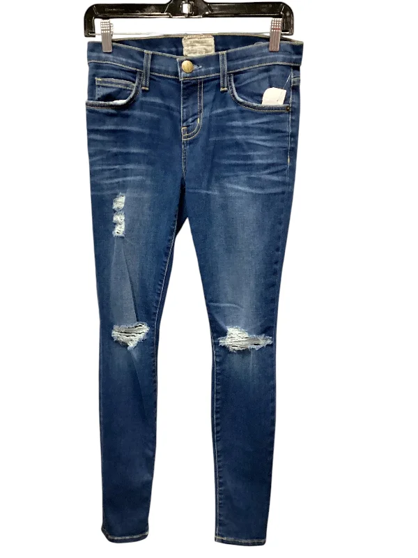 Jeans Straight By Current/elliott In Blue Denim, Size: 2 Cool Women's Skate