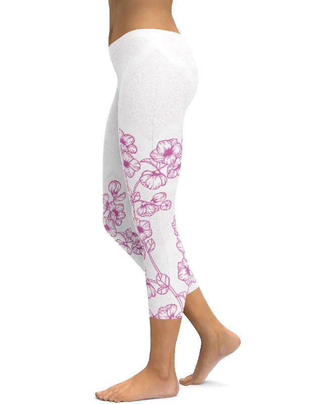 Pink Sakura Capris Streetwear Style for 