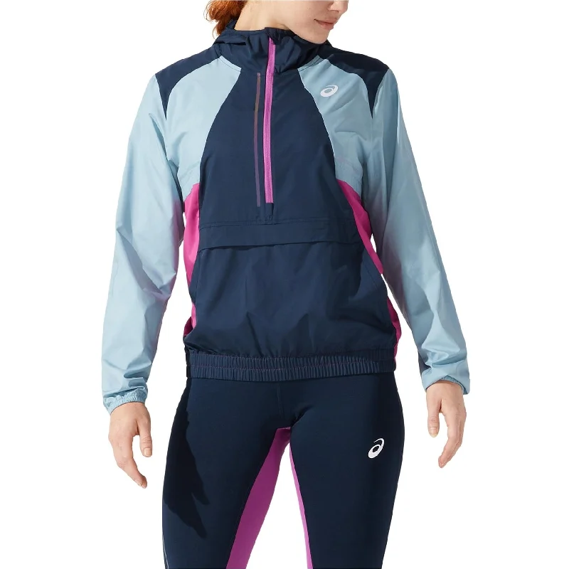 Asics Womens Visibility Track Jacket Sweatshirt Confident Women's High - fashion