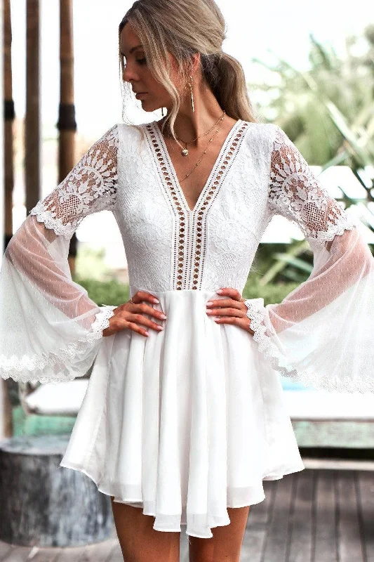 Bethany Dress - White Country