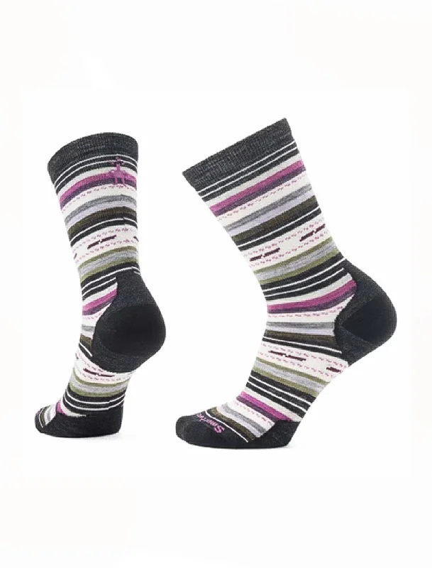 Everyday Margarita Crew Socks, White Trendy Women's Oversized