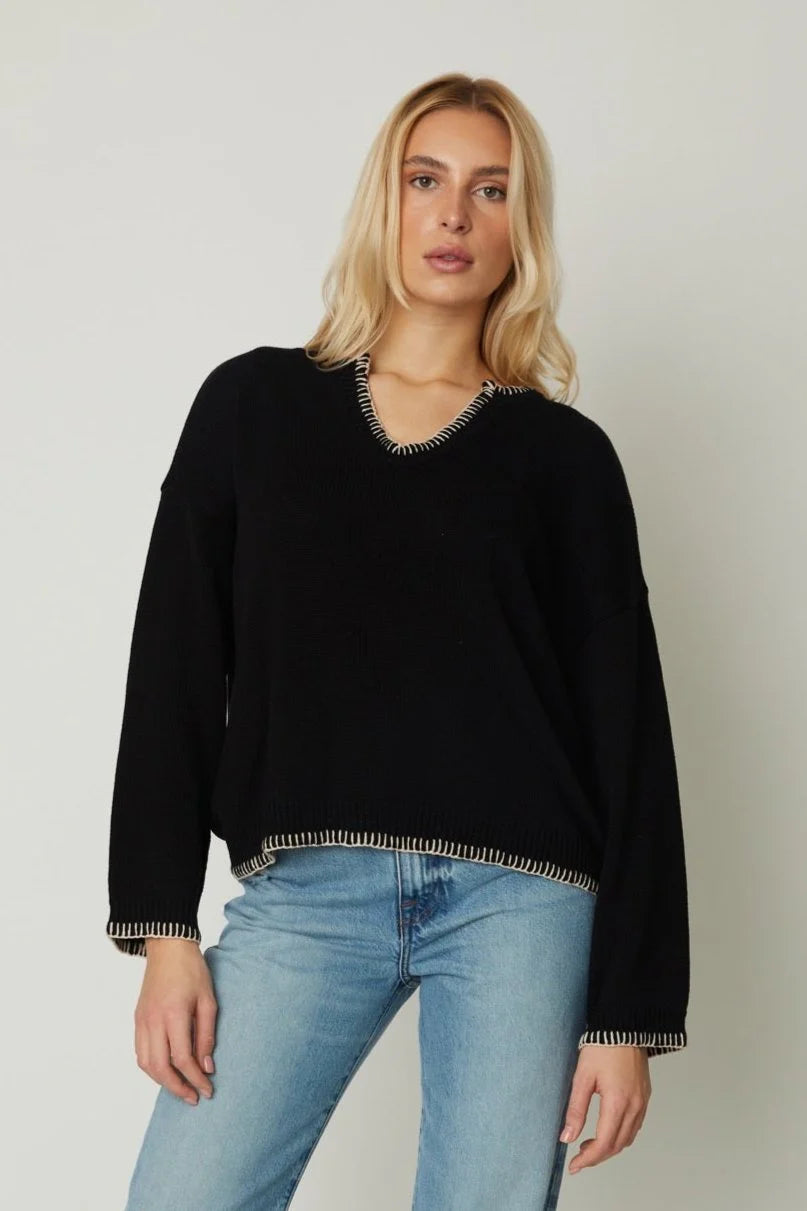 JS71 Rory Contrast Sweater Bold Women's Animal Print