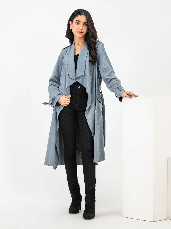 Suede Coat Streetwear Style for 
