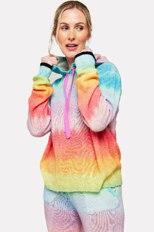 Brodie Cashmere Ombre Wave Hoodie Hip Women's Retro
