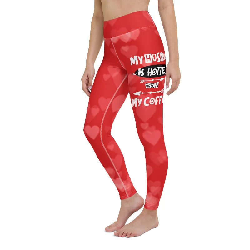 Hot Husband Yoga Leggings Bold Women's Animal Print