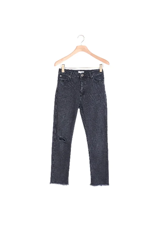 Jean Taille haute, bas coupé bord franc Refined Women's Velvet