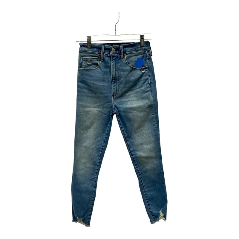 Jeans Skinny By Abercrombie And Fitch In Blue Denim, Size:2 Trendy Women's 