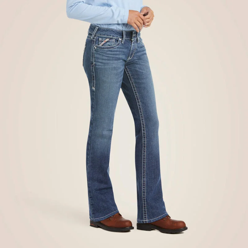 Ariat FR DuraStretch Entwined Boot Cut Jean Style 10019544 Artistic Women's Hand - painted