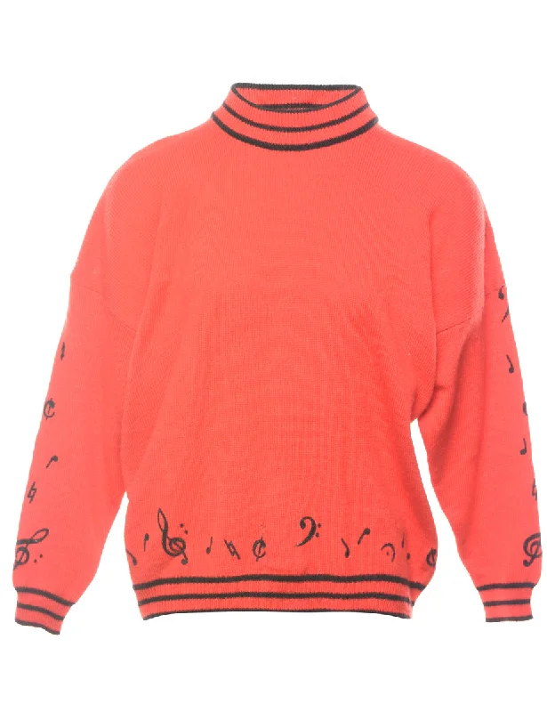 High Neck  Jumper - M Contemporary 