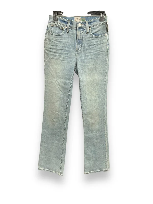Jeans Boot Cut By J. Crew In Blue Denim, Size: 2 French