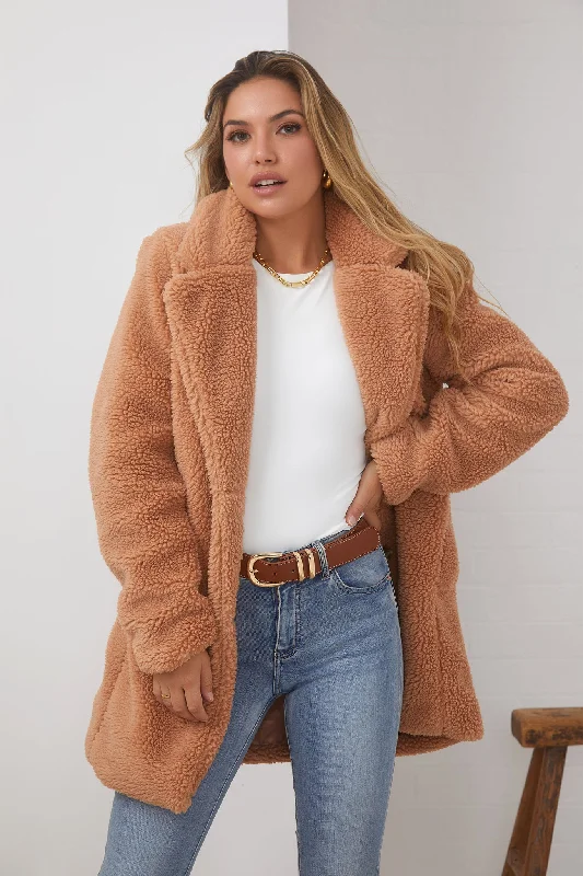 Bernie Jacket - Caramel Hip Women's Urban