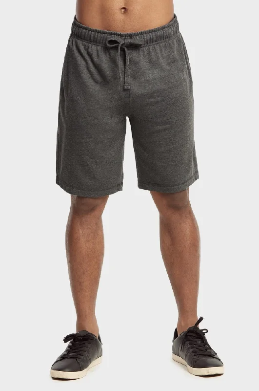 KNOCKER MEN'S LIGHTWEIGHT TERRY SHORTS (FS1120_CH.GR) Sophisticated Women's Tailored