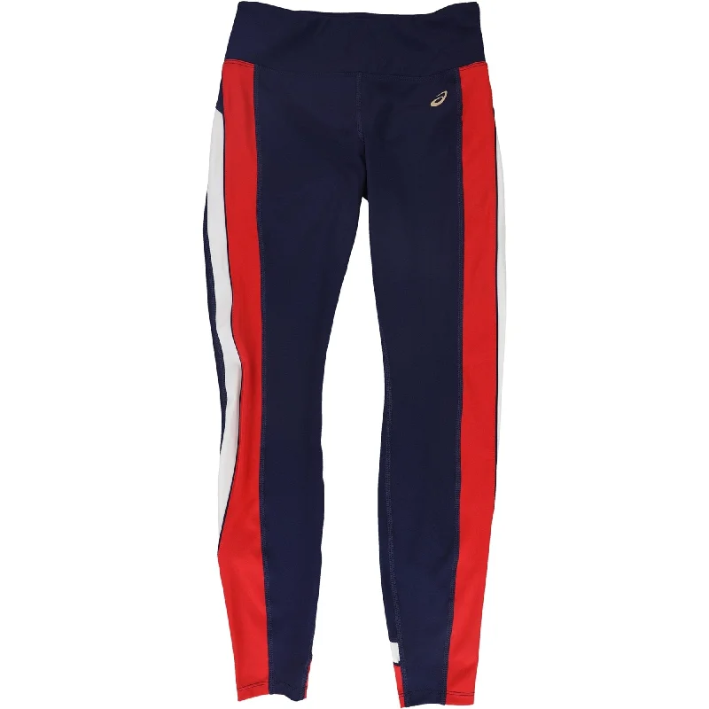 ASICS Womens Tokyo Train Tight Compression Athletic Pants, Blue, X-Small Sophisticated Women's 