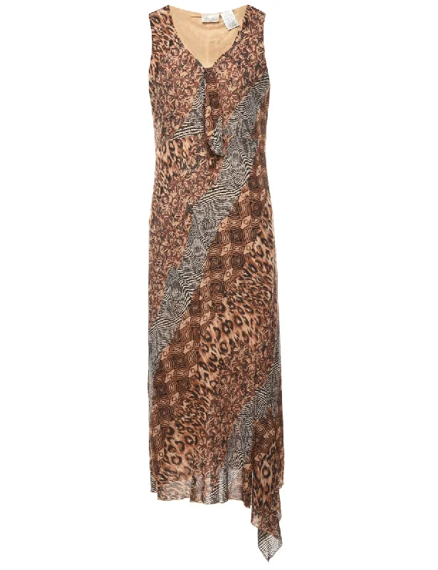 Animal Print Dress - M Rugged Women's Outdoor 