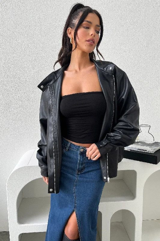 Layson Bomber Jacket - Black garde