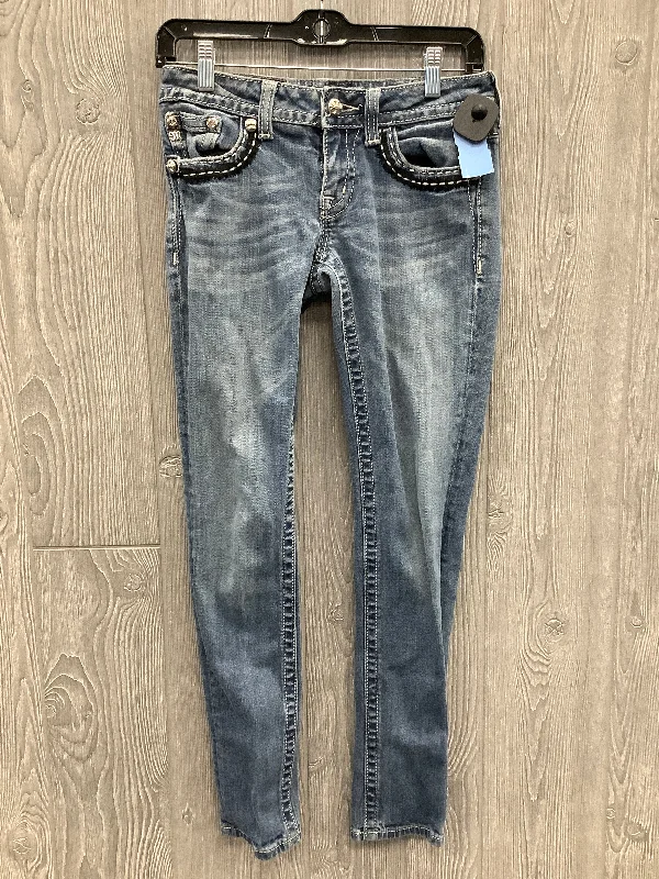 Jeans Designer By Miss Me In Blue Denim, Size: 4 Streetwear Style for 