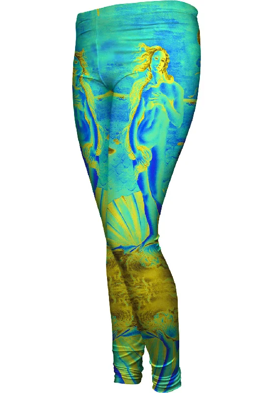 Botticelli Venus - "Pop Art Green Blue" (1486) Relaxed Women's 