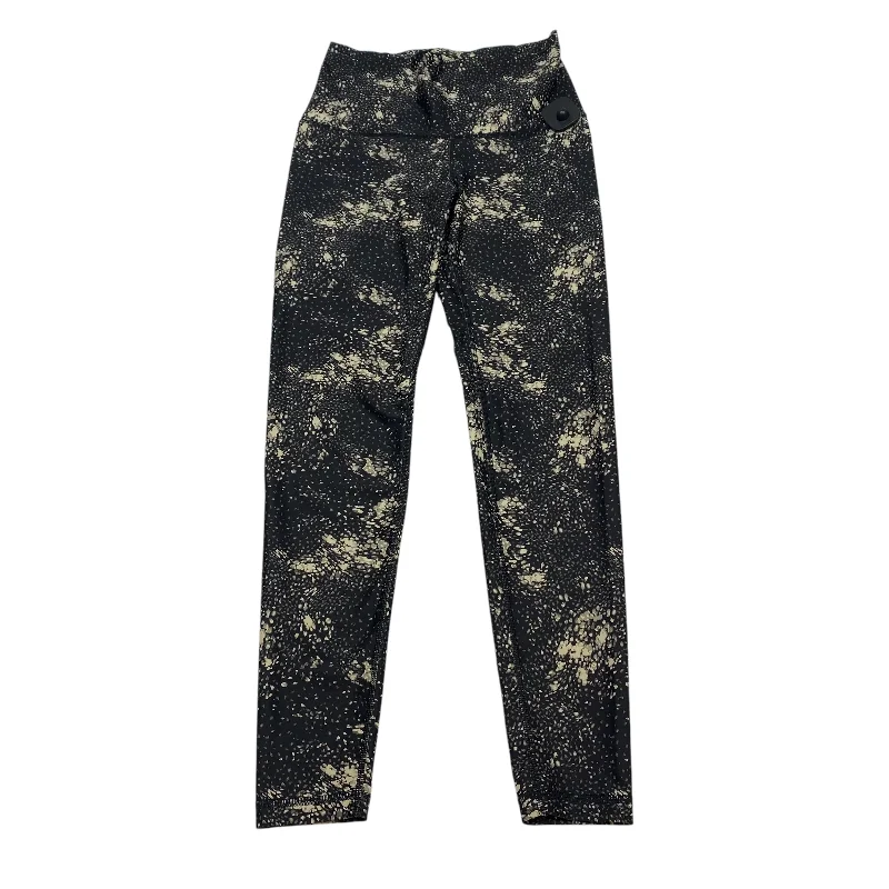 Athletic Leggings By Old Navy In Black & Cream, Size: M Sophisticated Women's 