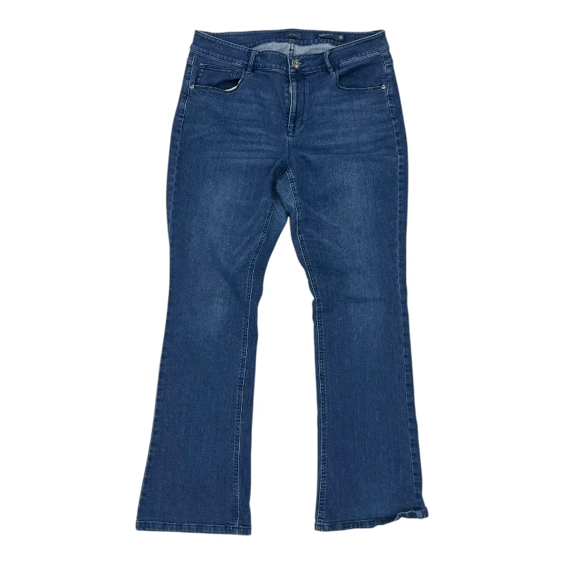 Jeans Boot Cut By J. Jill In Blue Denim, Size:12 Artistic Women's Avant - 