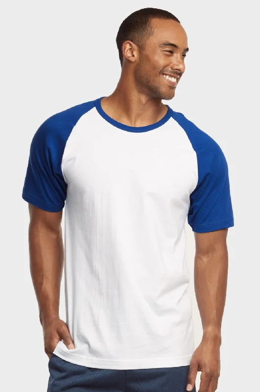 TOP PRO MEN'S SHORT SLEEVE BASEBALL TEE (MBT003_RB/WHT) Classic Women's Pin - striped TOP PRO MEN'S SHORT SLEEVE BASEBALL TEE (MBT003_RB/WHT) Classic Women's Pin - striped