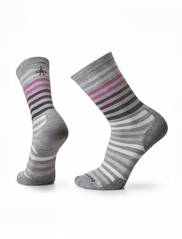 Everyday Spruce Street Crew Socks, Light Gray Refined Women's 