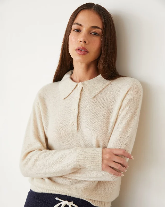 Cashmere Polo Sweater Disco