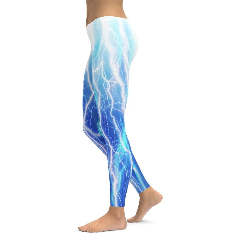 Vibrant Lightning Leggings Earthy Women's Hemp - based