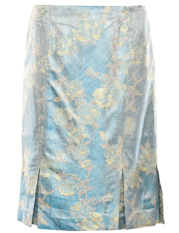 Floral Print Skirt - M Refined Women's 