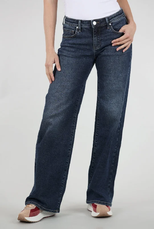 Willow Wide Leg, Victoria Blue Cool Women's Distressed