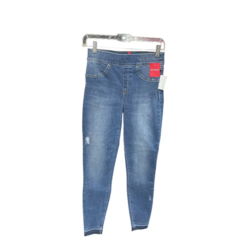 Jeans Jeggings By Spanx In Blue Denim, Size: Sp Trendy Women's 