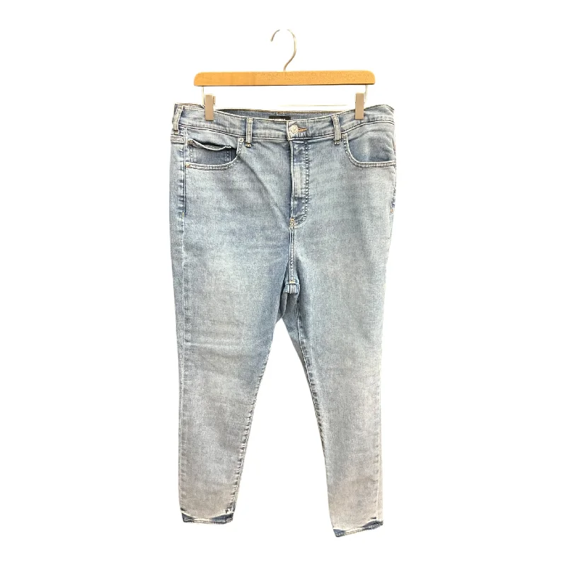 Jeans Skinny By Express In Blue Denim, Size: 16 Sharp Women's Italian