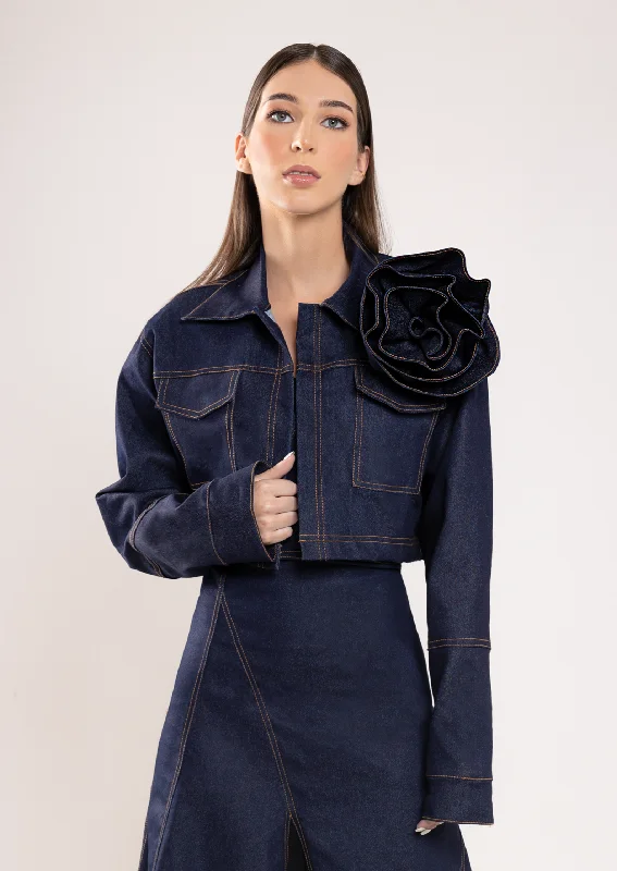 Flower Iconic Jacket Trendy Women's 