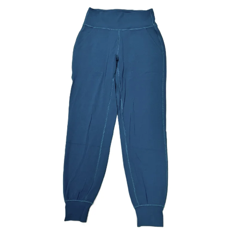 Athletic Leggings By Lululemon In Blue, Size: S Streetwear Style for 