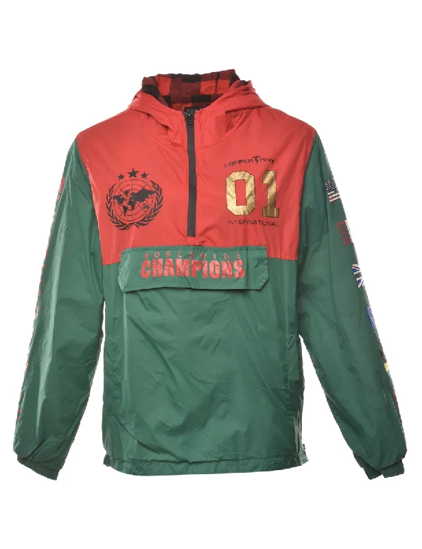 Copper Rivet International 01 Nylon Jacket - M Trendy Women's Oversized