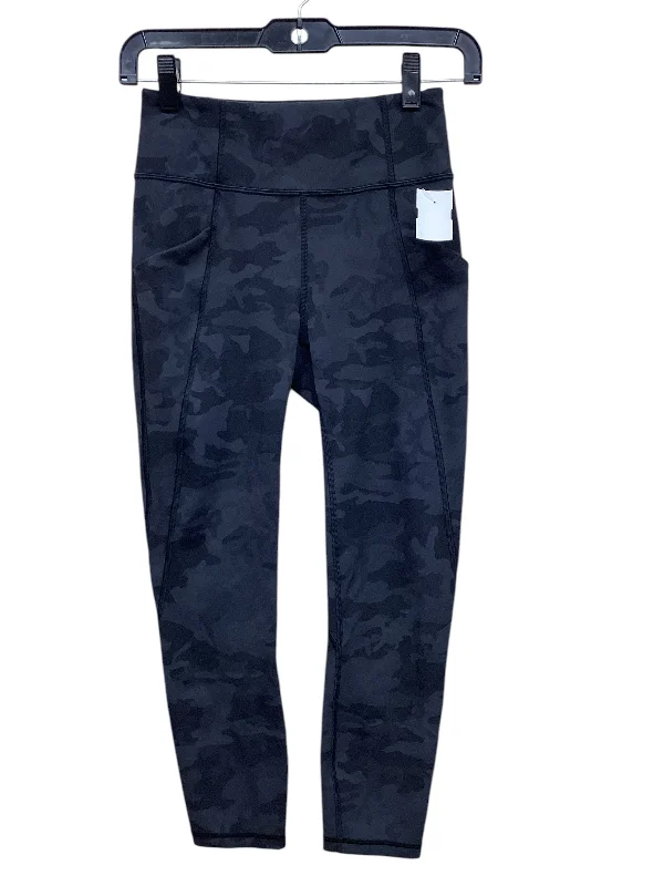 Athletic Leggings By Lululemon In Camouflage Print, Size: 4 Stylish Women's Tropical 