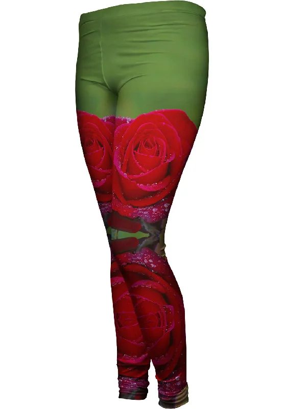 Big Red Rose Laid - back Women's Style