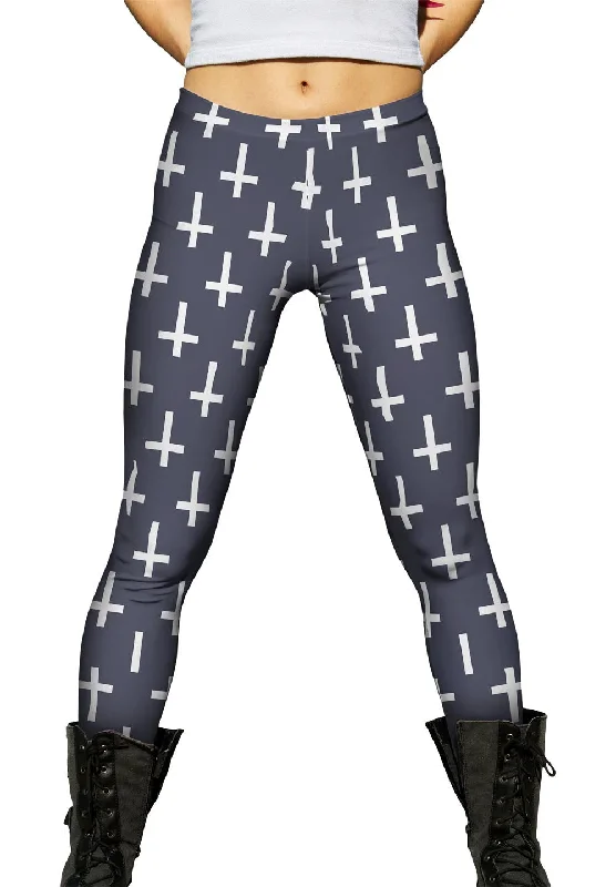 Cross Of St Peter Dark Purple Cozy Women's Winter